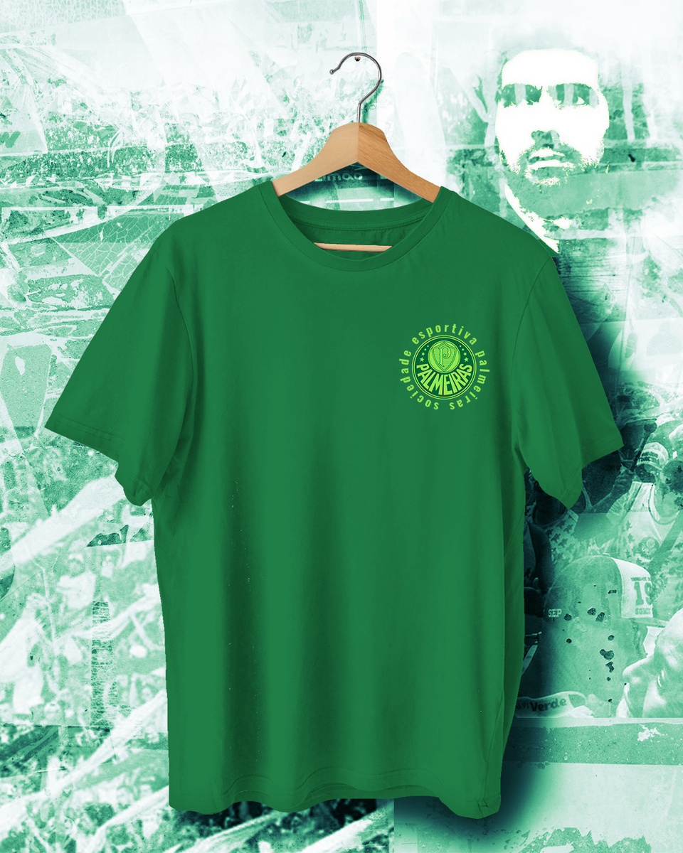 Nome do produto: Camiseta Palmeiras SEP Verde&Limão