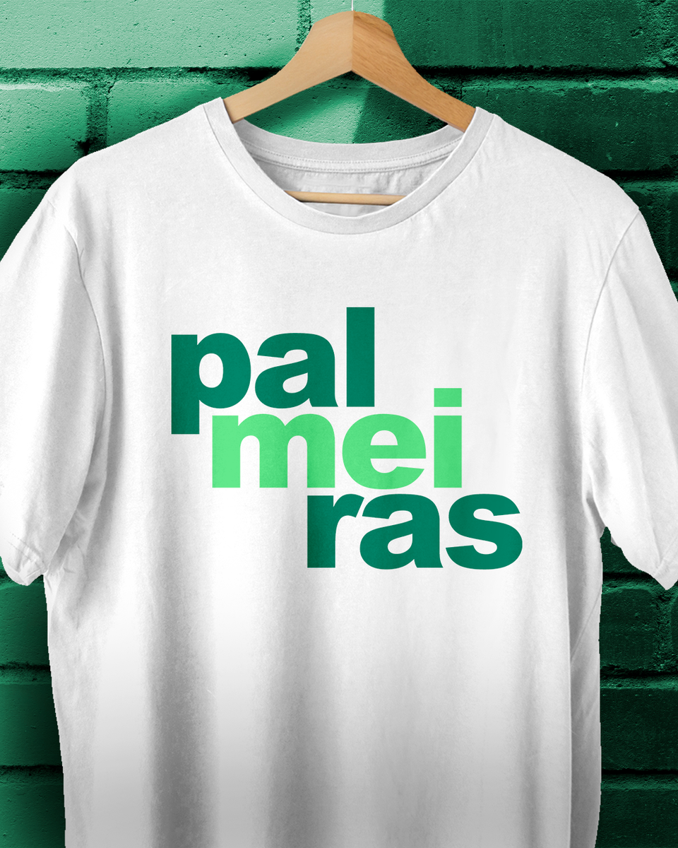 Nome do produto: Camiseta Casual Palmeiras