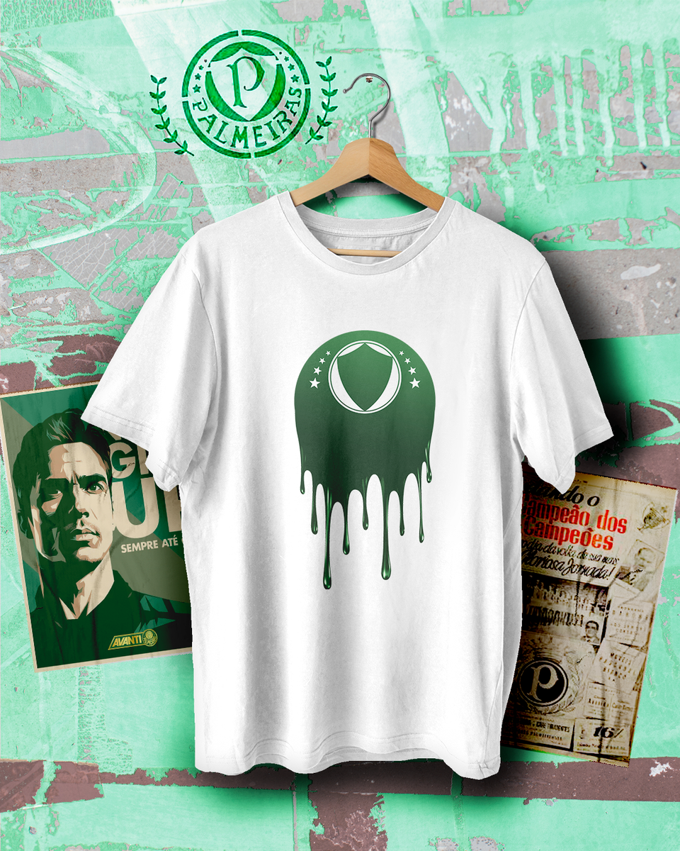 Nome do produto: Camiseta Casual Palmeiras Ink