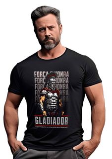 Nome do produtoCamiseta Gladiador Força e Honra