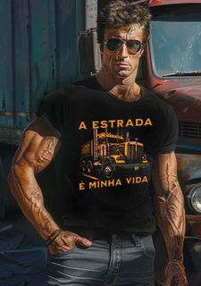 Camiseta a Estrada é Minha Vida Fio Peruano Especial