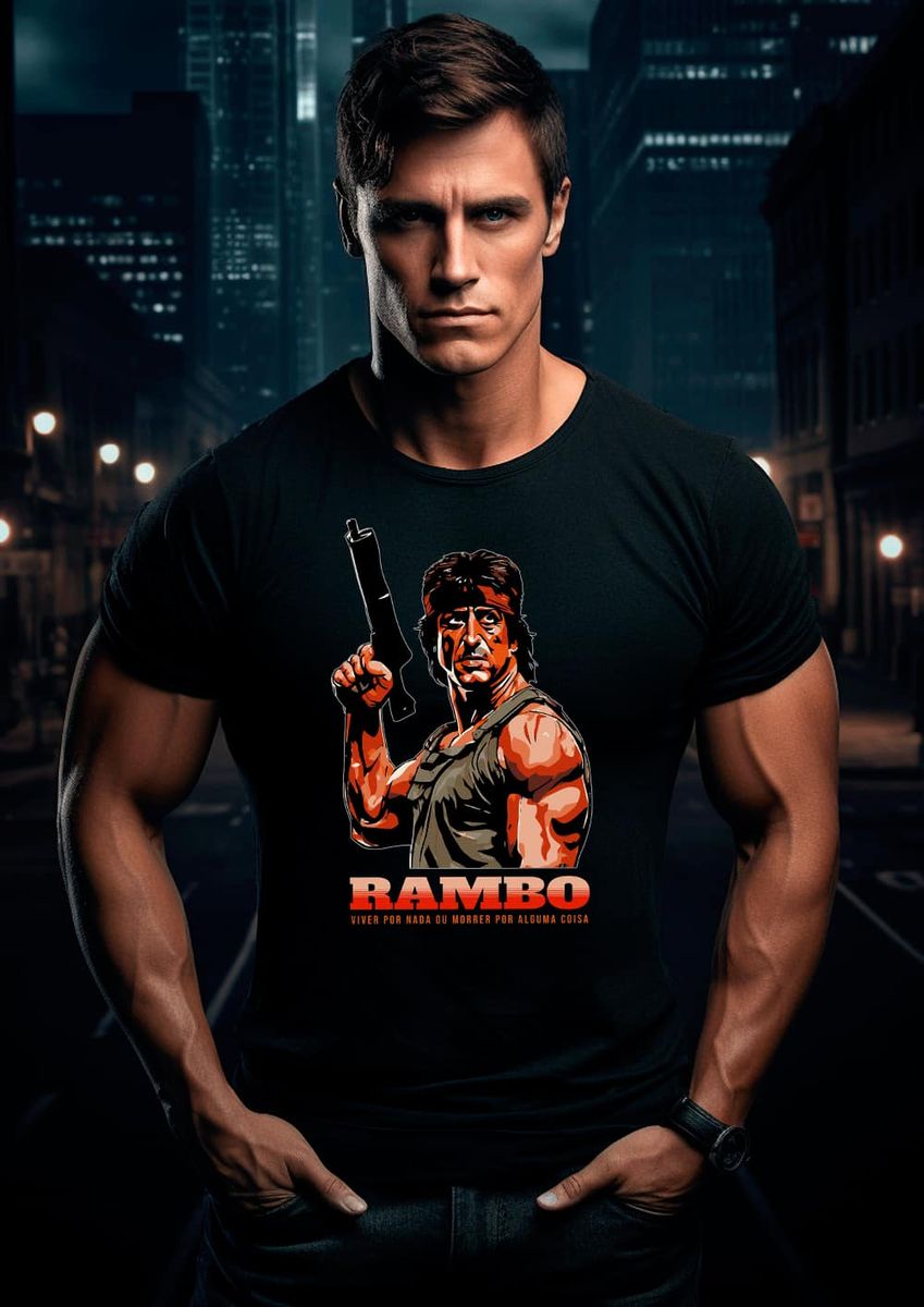 Nome do produto: Camiseta Rambo