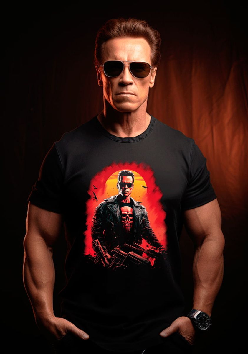 Nome do produto: Camiseta Exterminador Arnold