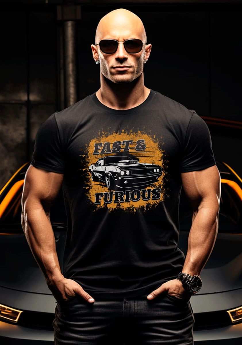 Nome do produto: Camiseta Fast e Furious Velozes e Furiosos