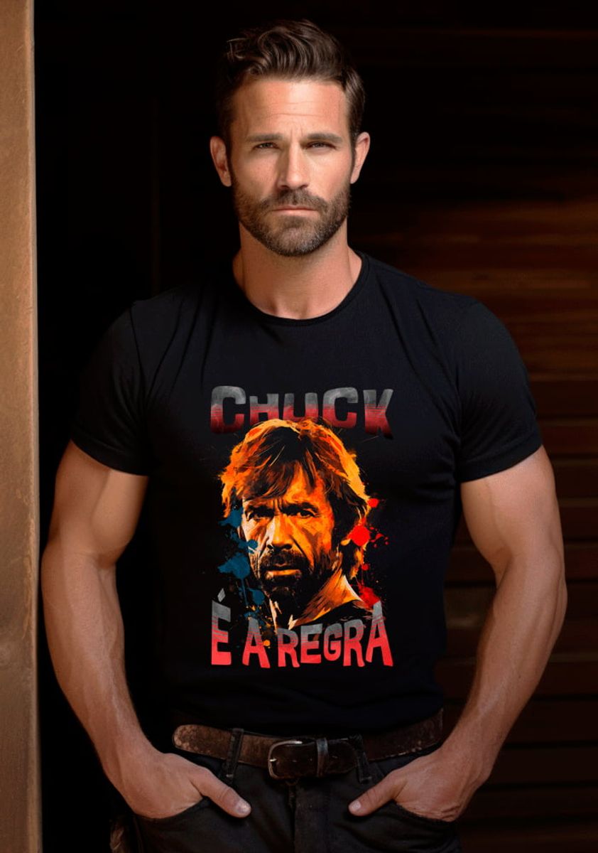 Nome do produto: Camiseta Chuck Norris É a Regra