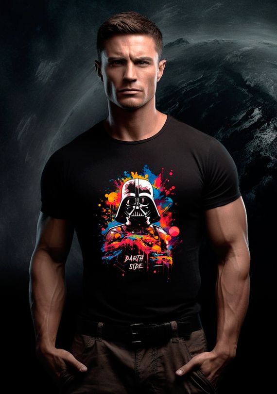 Camiseta Star Wars Darth Side