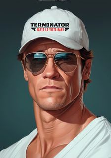 Nome do produtoBoné Terminator Hasta la Vista Baby