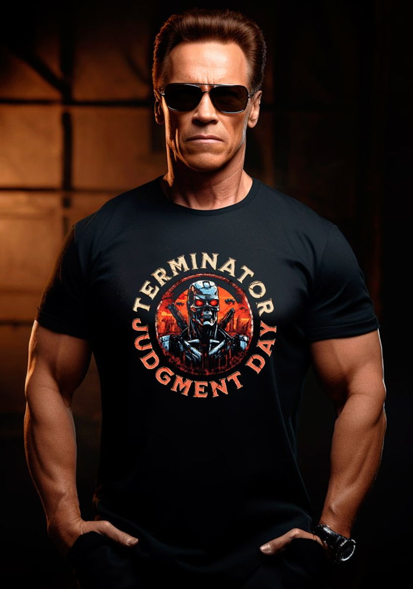 Nome do produto: Camiseta Terminator dia do Julgamento