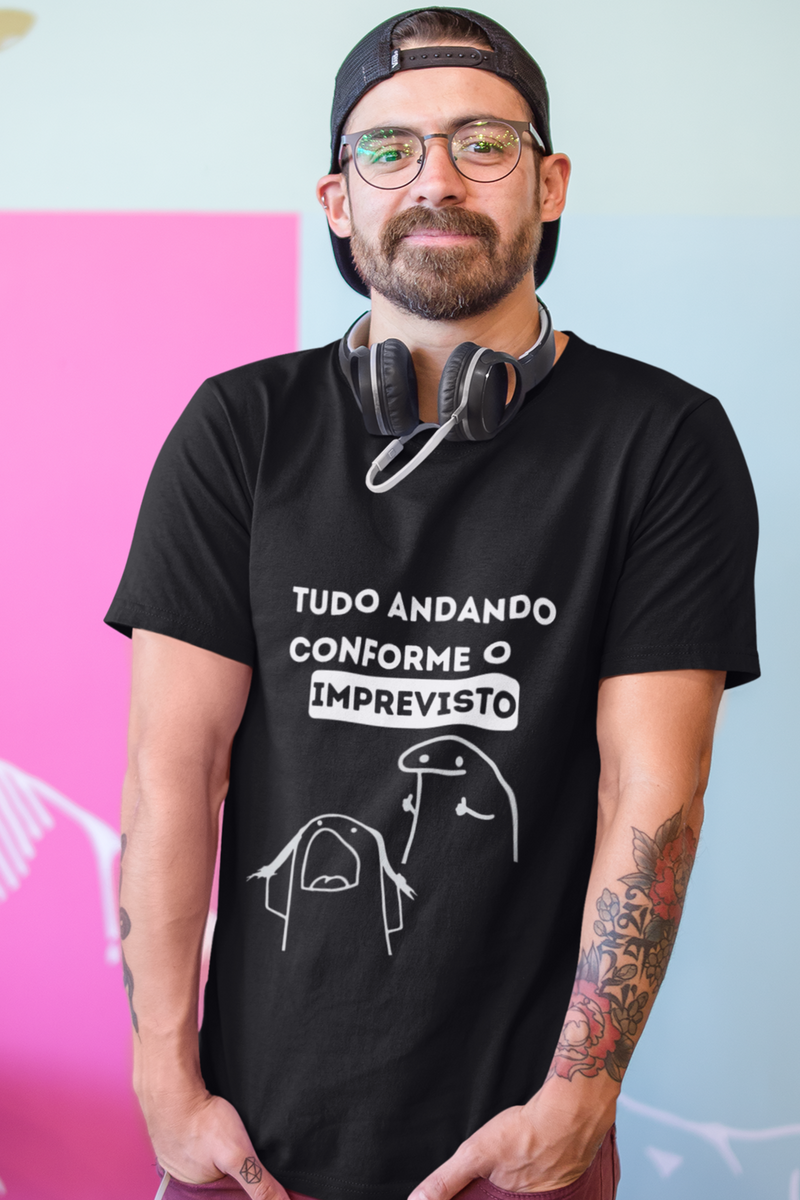 Nome do produto: Tudo andando conforme o imprevisto -- Tradicional Preta