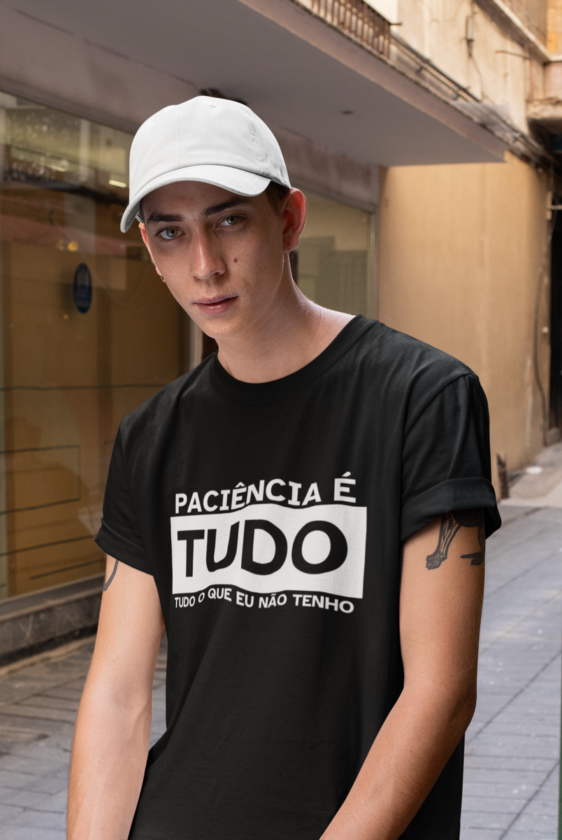 Nome do produto: Paciência é tudo -- Tradicional Preta