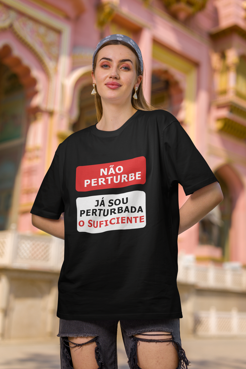 Nome do produto: Não Perturbe -- Feminina Tradicional Preta