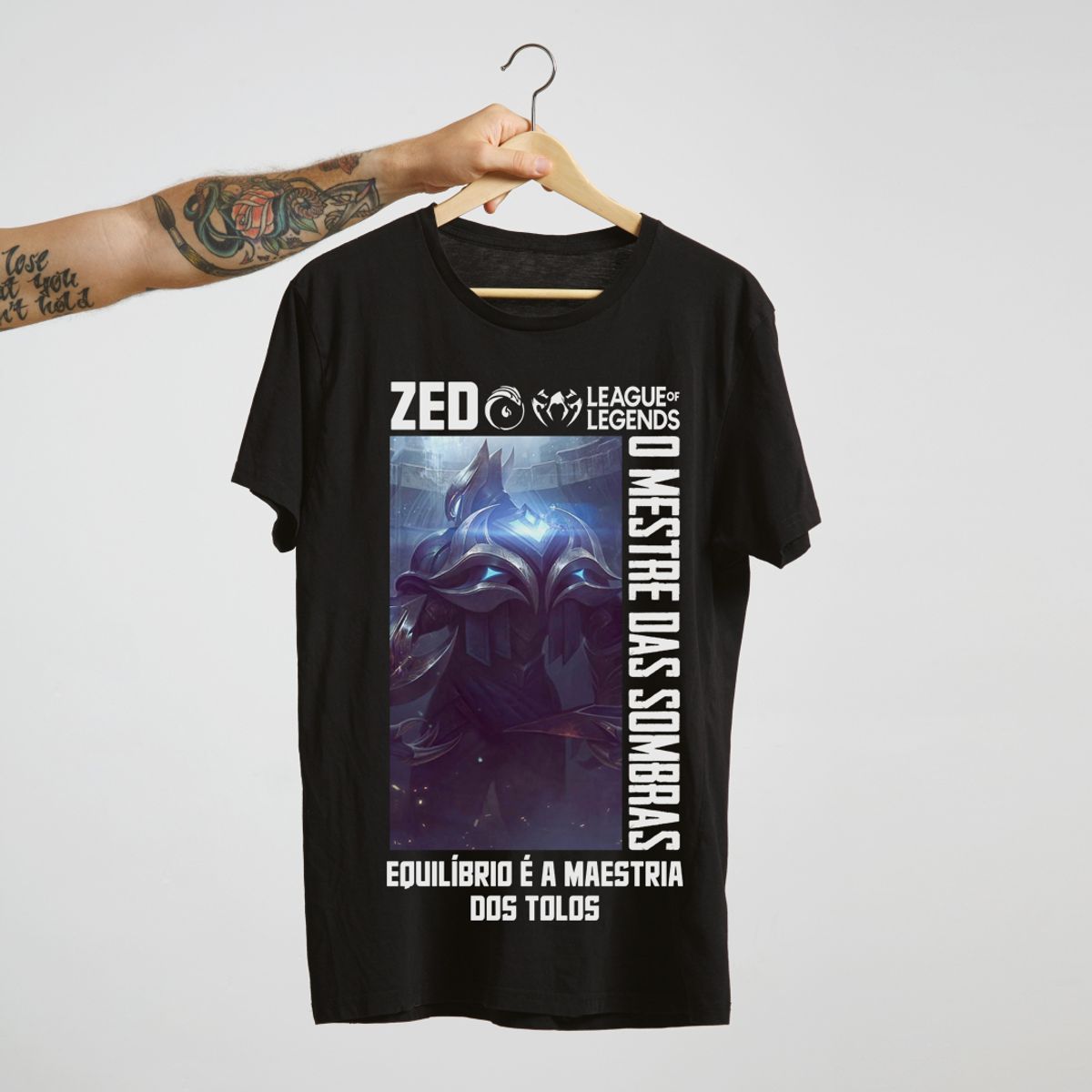 Nome do produto: Camiseta Zed - League of Legends