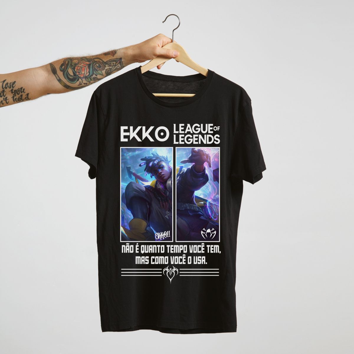 Nome do produto: Camiseta Ekko True Damage - League of Legends