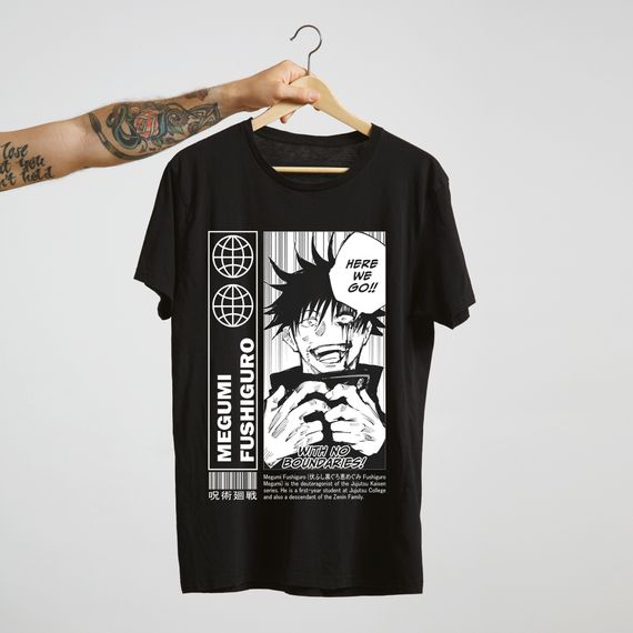 Camiseta Megumi Fushiguro - Jujutsu Kaisen