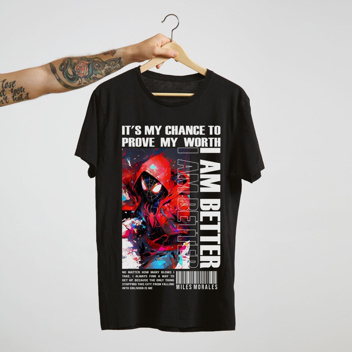 Nome do produto: Camiseta Spider-Man Miles Morales