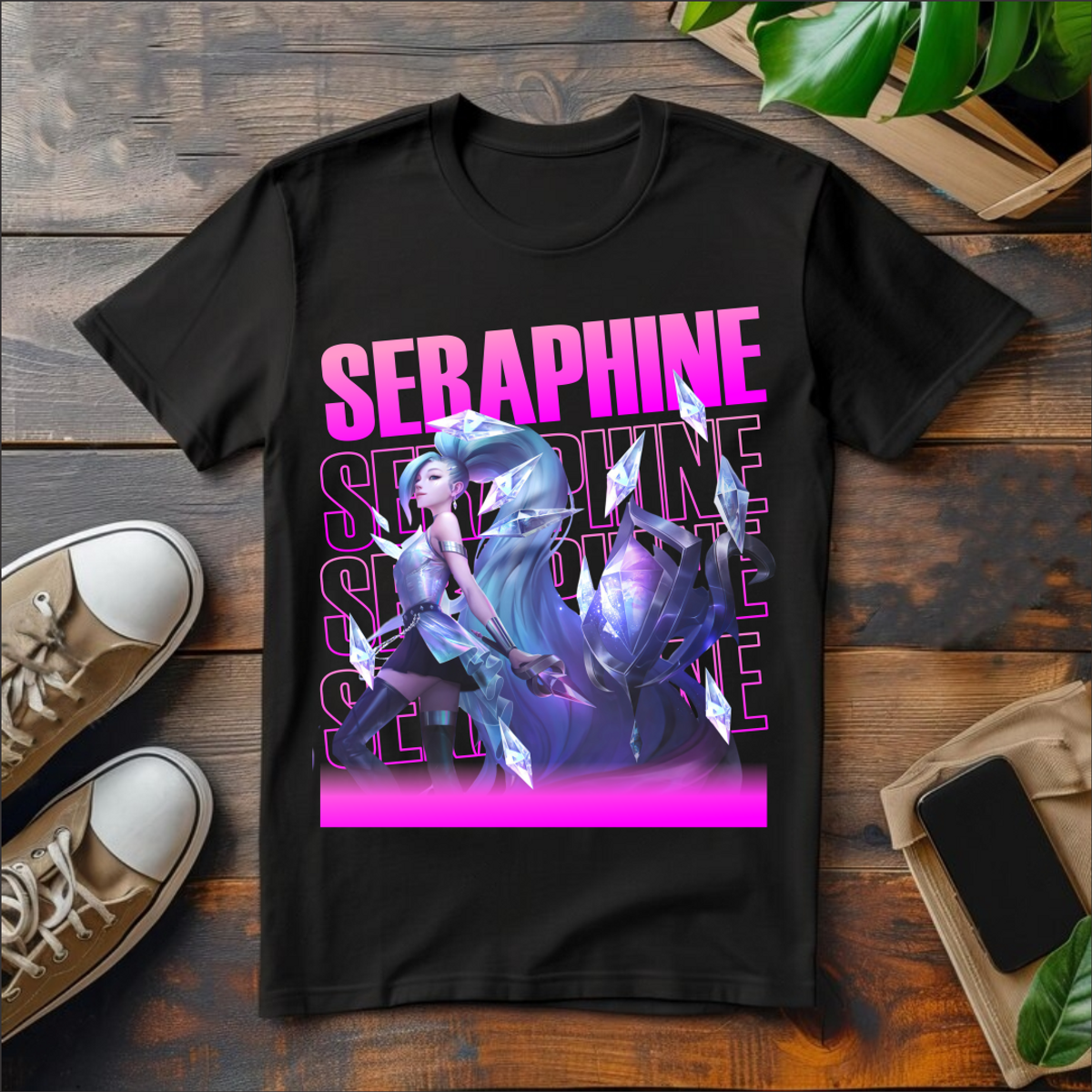 Nome do produto: Camiseta Seraphine - League of Legends