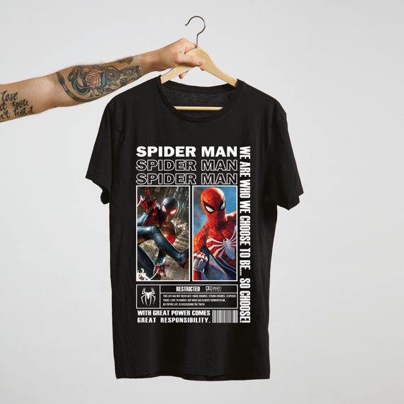 Camiseta Homem-Aranha