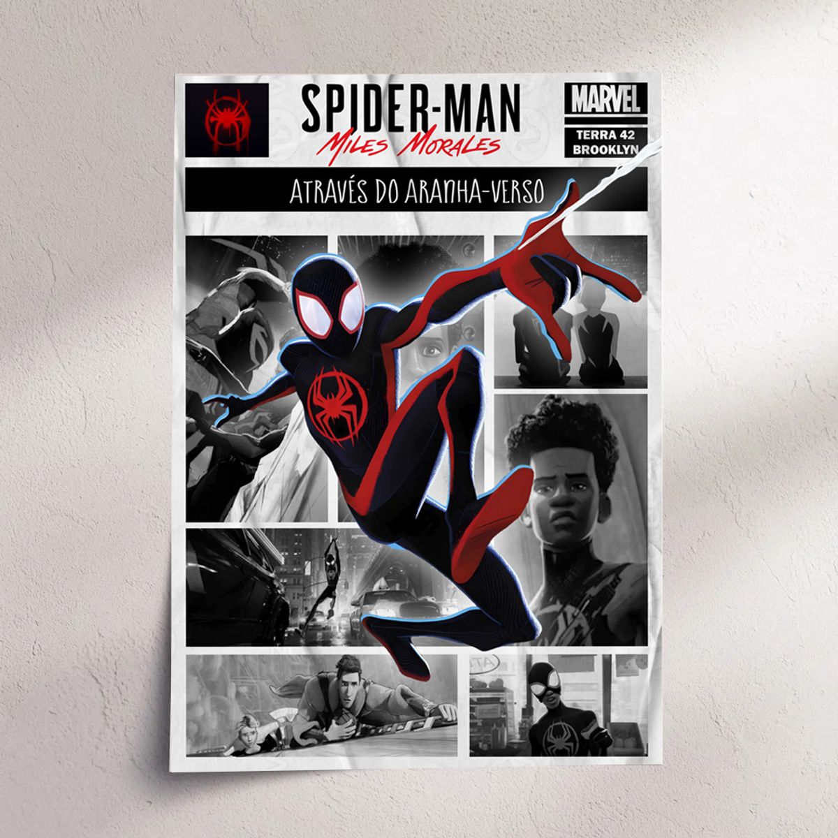 Nome do produto: Poster - Spider man Miles Morales 