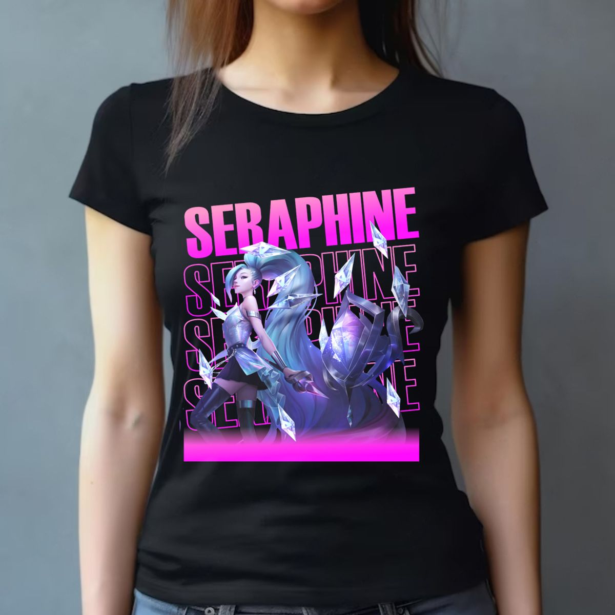 Nome do produto: Camiseta Seraphine - League of Legends