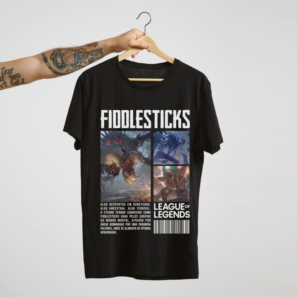 Nome do produto: Camiseta Fiddlesticks - League of Legends