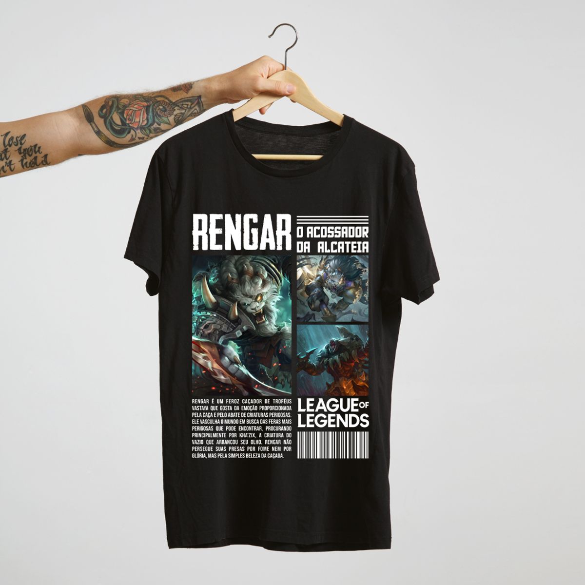 Nome do produto: Camiseta Rengar - League of Legends