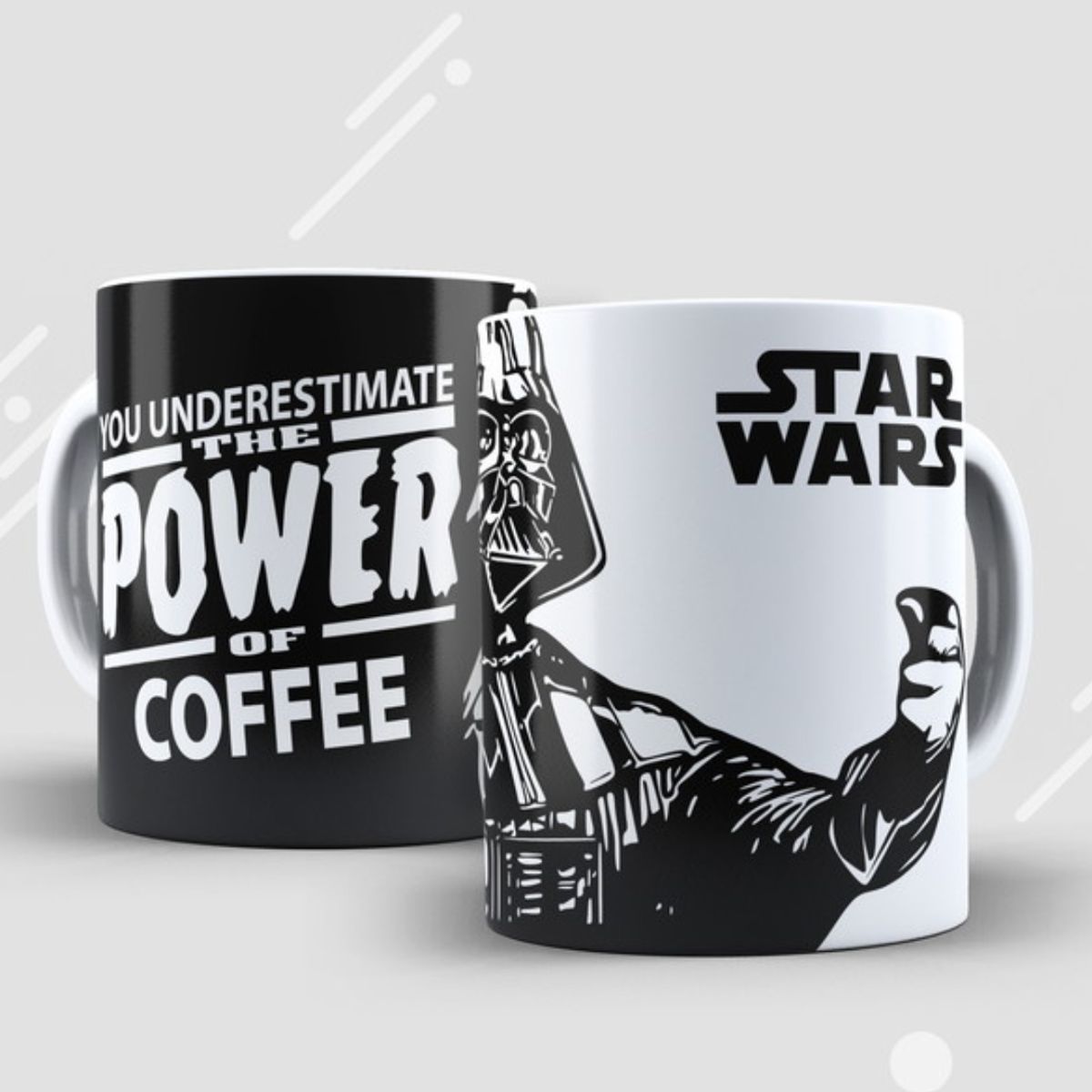 Nome do produto: Caneca The Power of Coffee - Star Wars