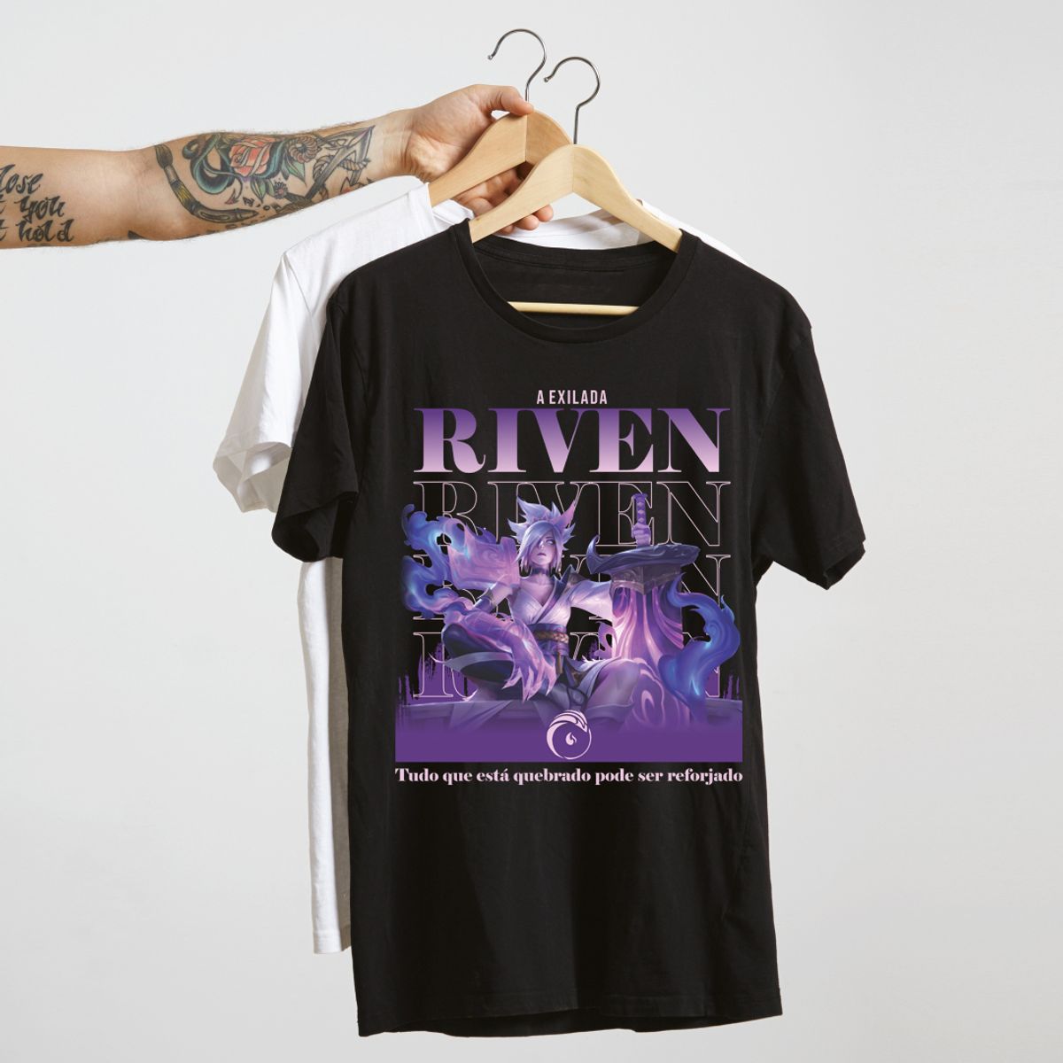 Nome do produto: Camiseta Riven Florescer Espiritual - League of Legends
