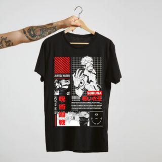 Camiseta Sukuna - Jujutsu Kaisen - MD1