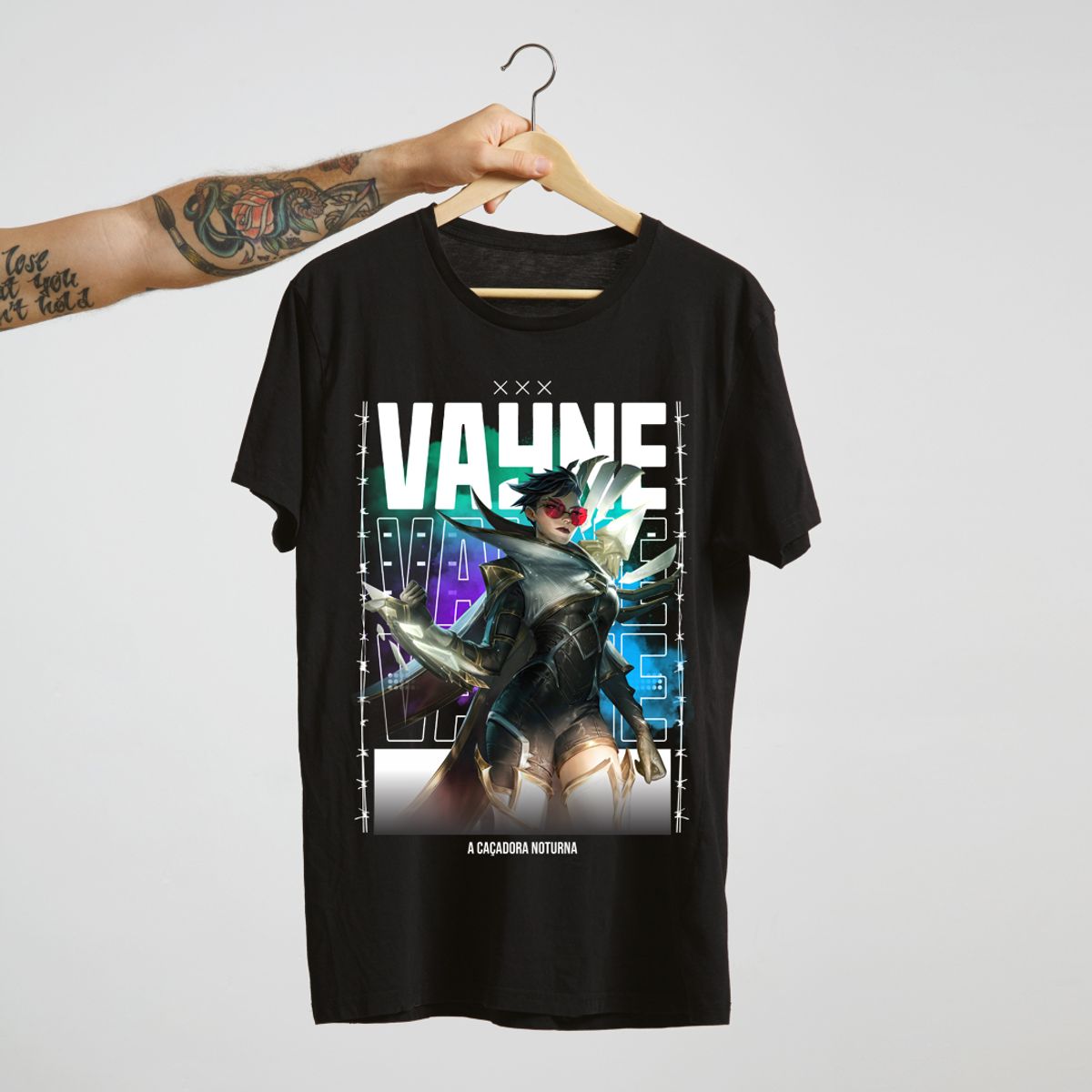 Nome do produto: Camiseta Vayne Sentinela - League of Legends