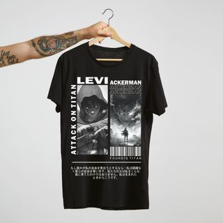 Camiseta Levi Ackerman - Attack on Titan