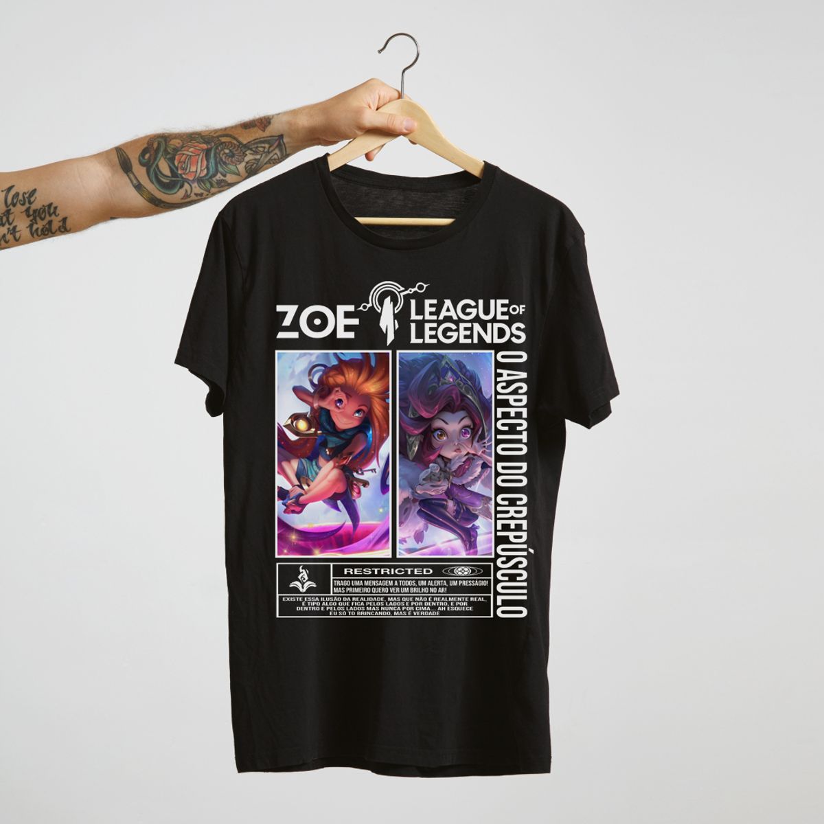 Nome do produto: Camiseta Zoe - League of Legends