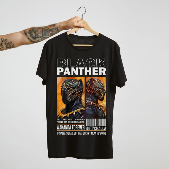 Camiseta Pantera Negra