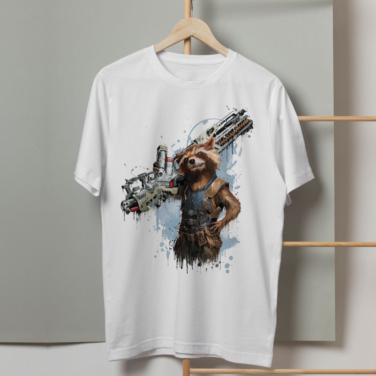 Nome do produto: Camiseta Rocket Raccoon