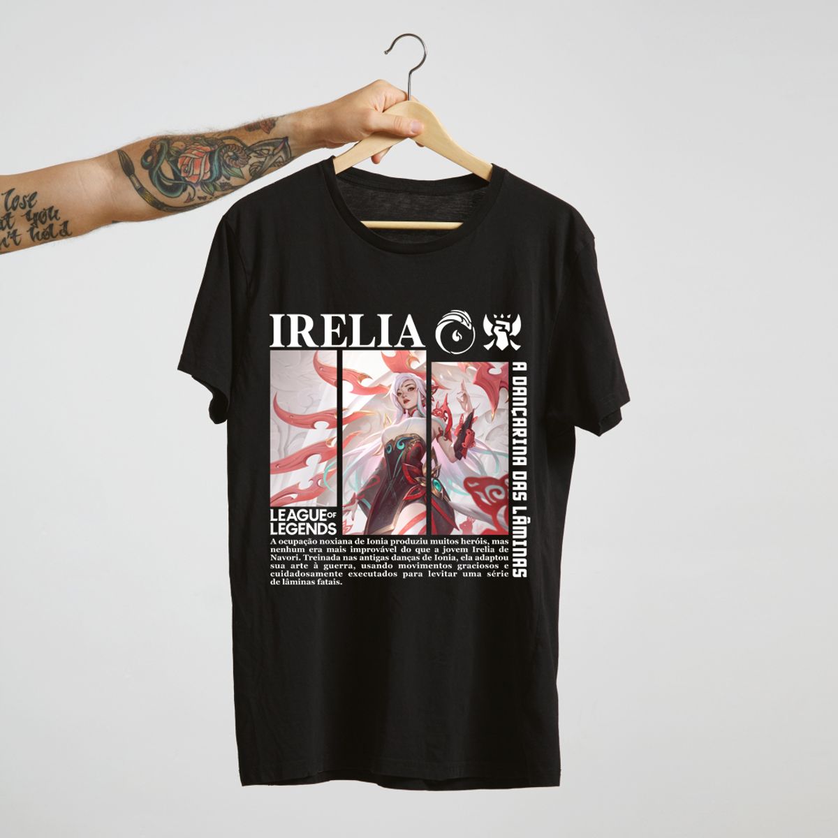 Nome do produto: Camiseta Irelia - League of Legends