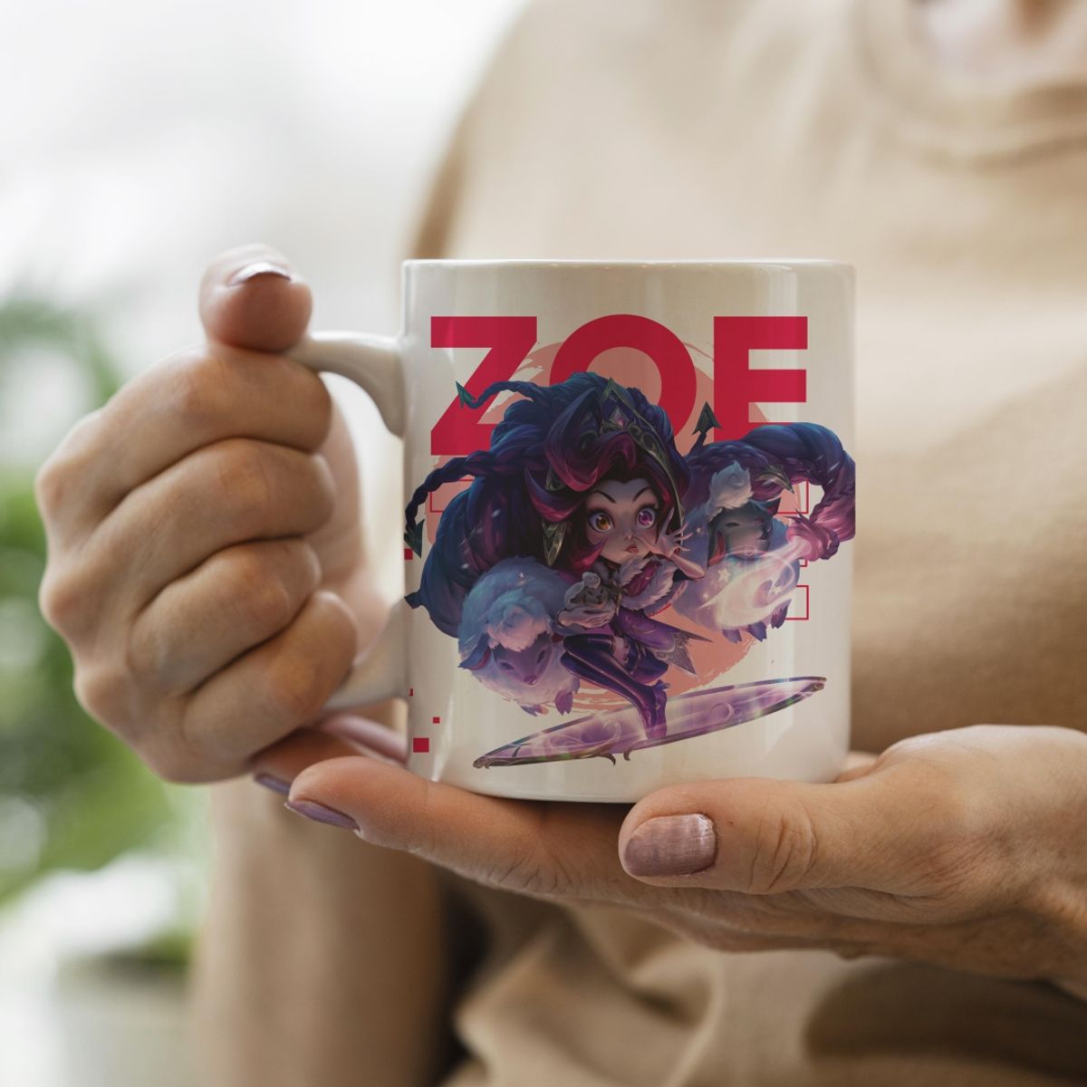 Nome do produto: Caneca Zoe - League of Legends