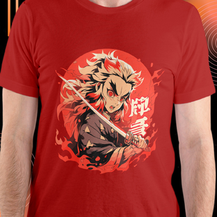 Nome do produtoCamiseta Kyōjurō Rengoku