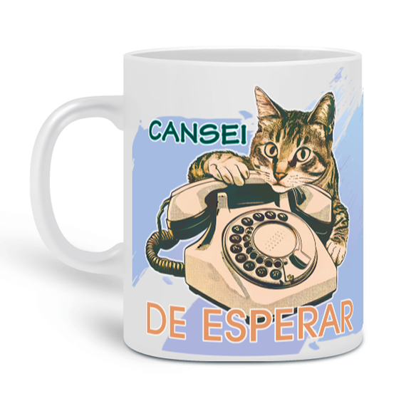 GATO - Cansei de Esperar - Caneca