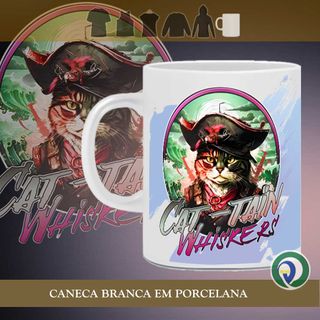 GATO Pirata - Cor  Luz - Caneca