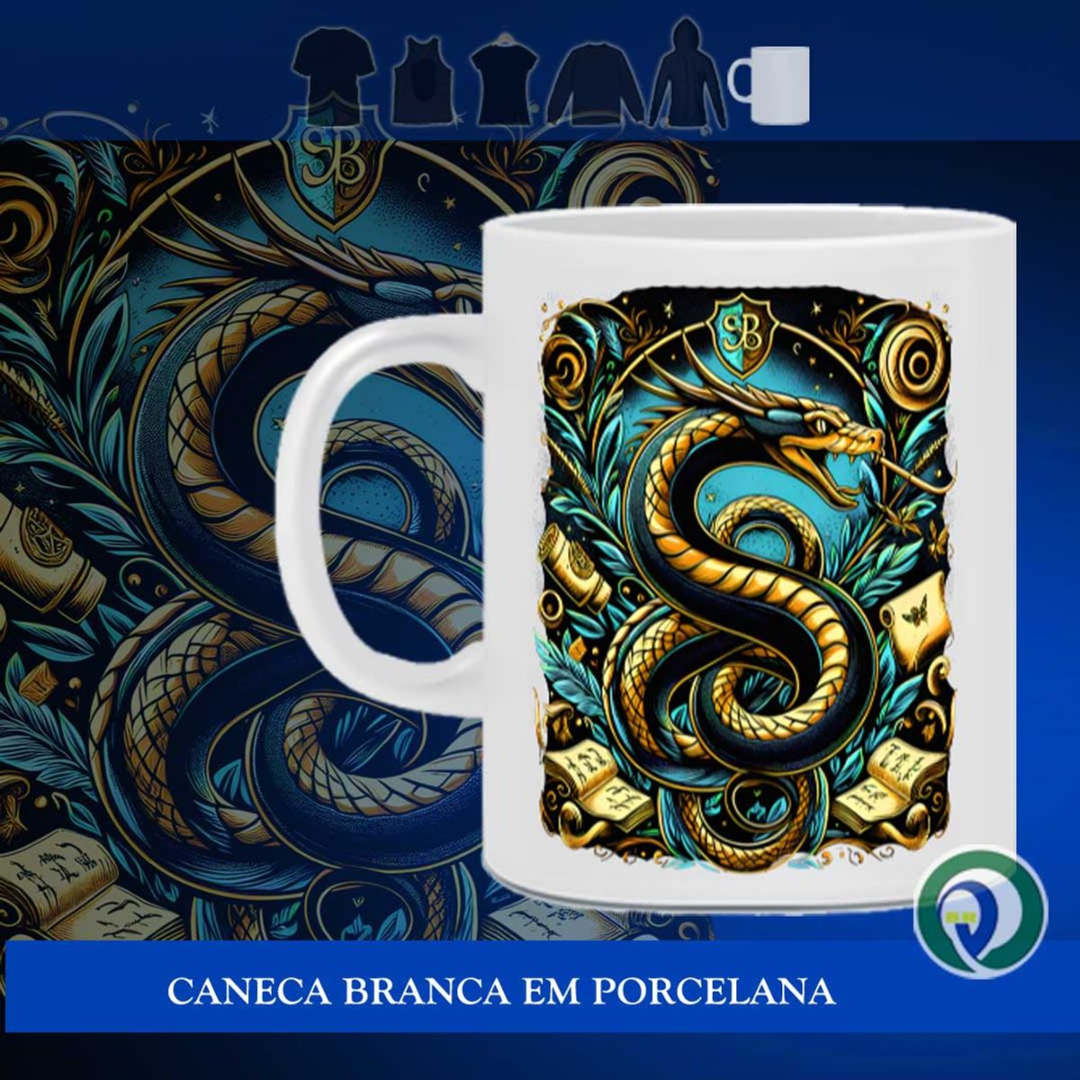 Nome do produto: Brasão COBRA - Caneca