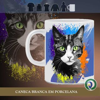 GATO Guardião - Cor & Luz - Caneca