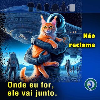 Nome do produtoGato MALELO no espaço - Moletom Fechado