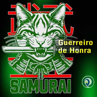 Nome do produtoGato Samurai - Caneca