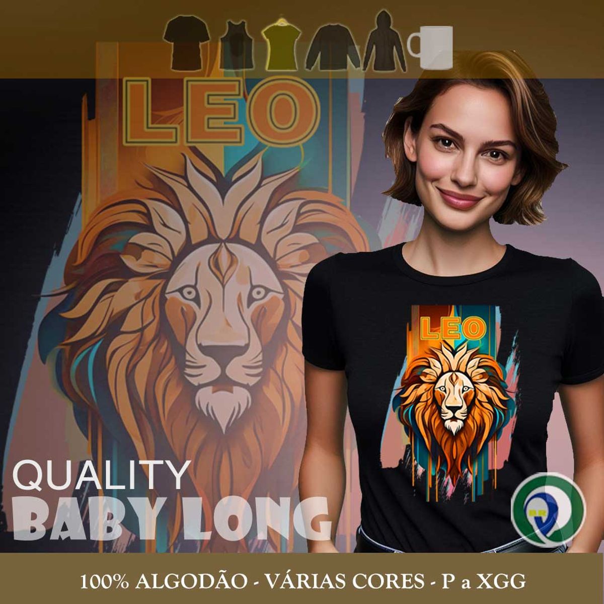 Nome do produto: LEÃO - Signo Leão - Cor & Luz - BLQ