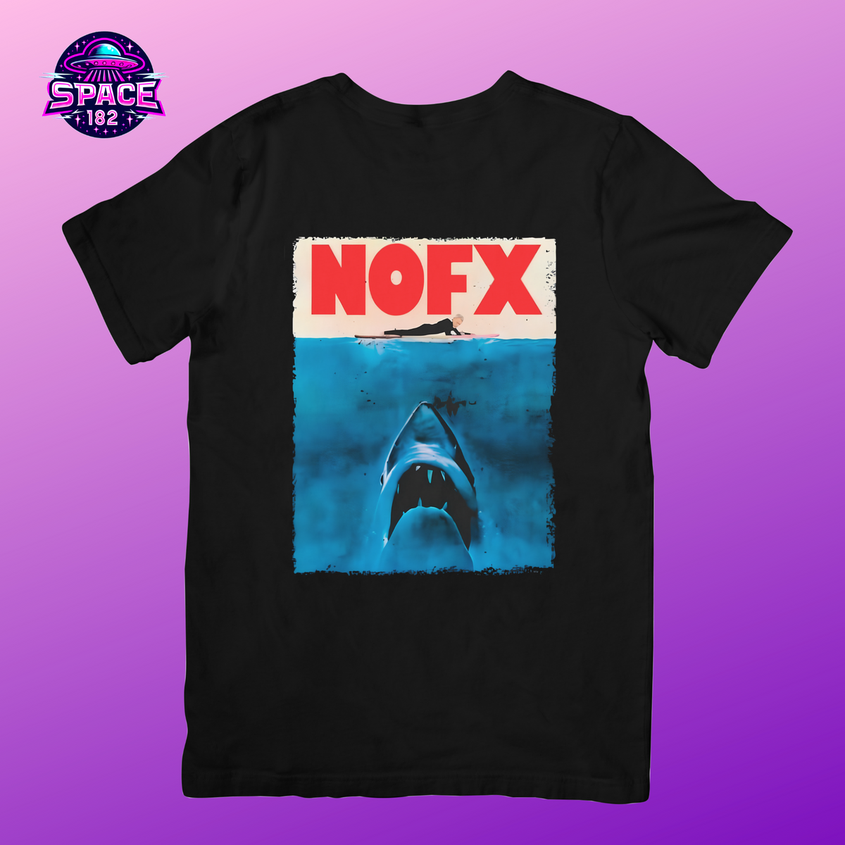 Nome do produto: Camiseta NOFX, Jaws, Tubarão