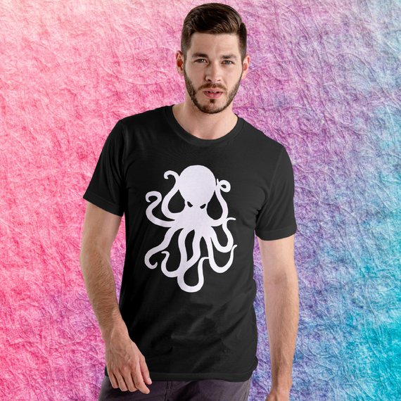 Camiseta Octopus Logo Branco