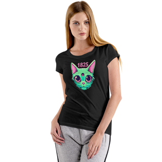Camiseta Gato Alien, Original Space182  Feminina , 182S , Cores Variadas SUPER PROMOçÂO
