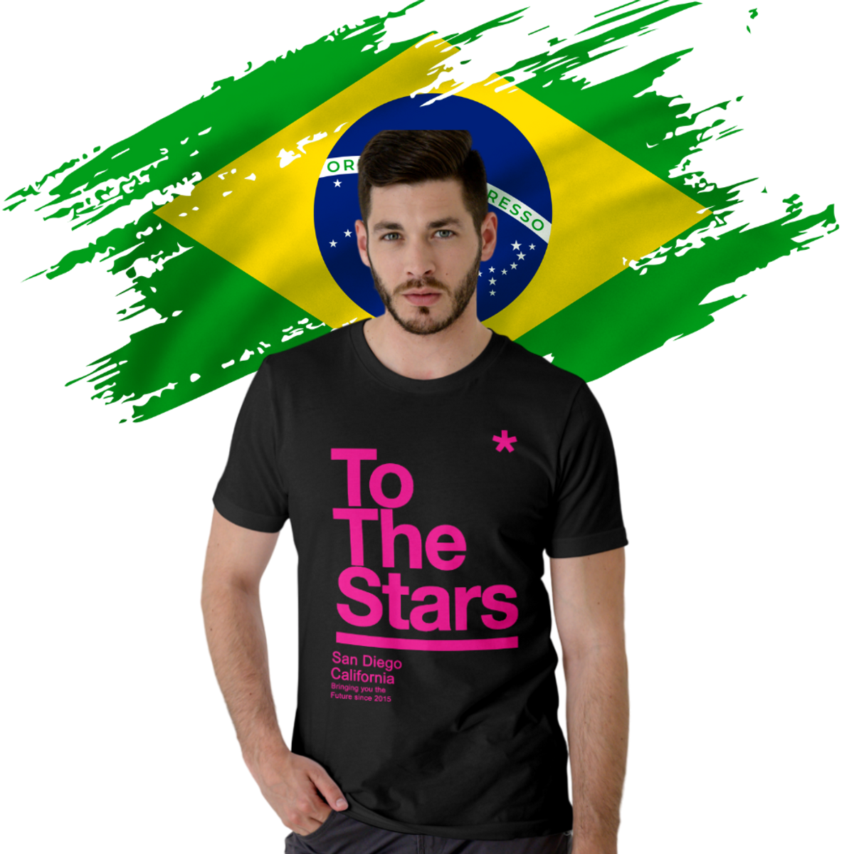 Nome do produto: Camiseta To The Stars Cores, Tom No Brazil, Cores  Variadas 