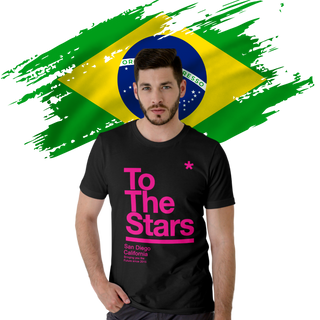 Camiseta To The Stars Cores, Tom No Brazil, Cores  Variadas 