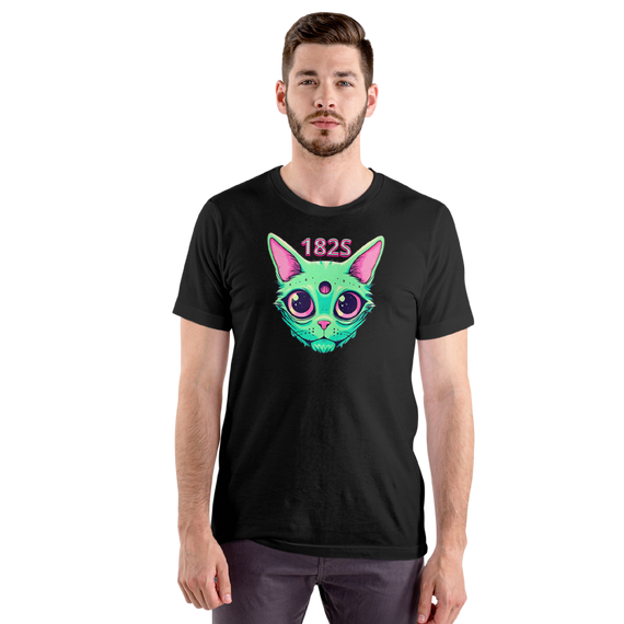Camiseta Gato Alien, Original Space182, 182S , Cores Variadas SUPER PROMOçÃO