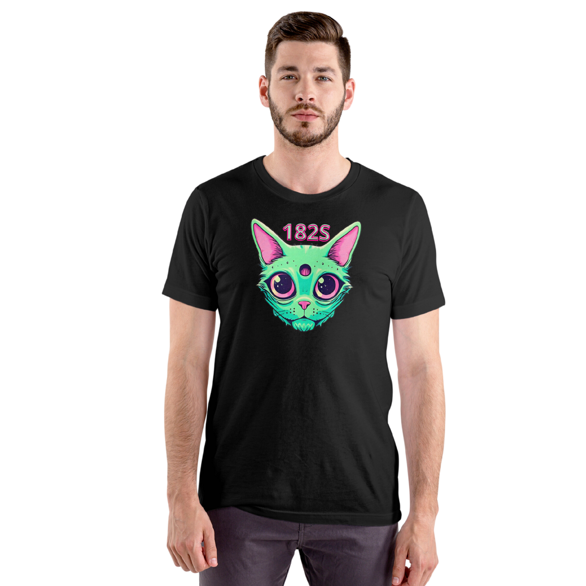 Nome do produto: Camiseta Gato Alien, Original Space182, 182S , Cores Variadas SUPER PROMOçÃO